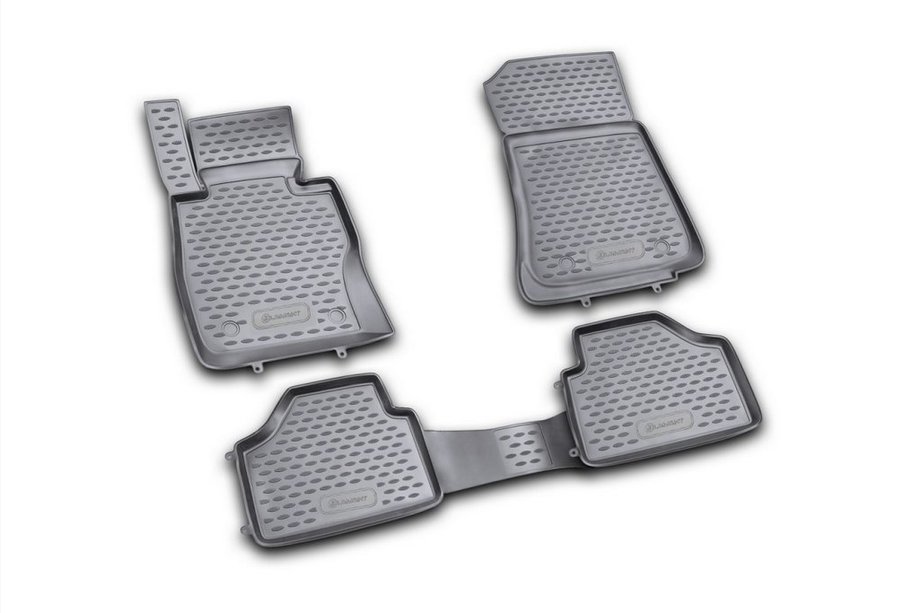 Audi Q5 2008–2017 Rubberen vloermattenset voor interieur (4 stuks, Novline) Image