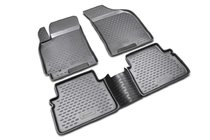 Chevrolet Lacetti 2003–2024 Rubberen vloermattenset voor interieur (4 stuks, Novline) foto 1