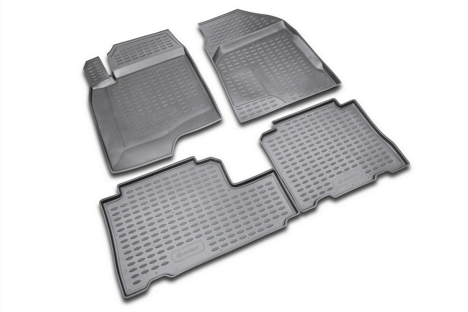 Chevrolet Captiva 2006–2019 (2006↗) Rubberen vloermatten voor het interieur (4 stuks, Novline) Image