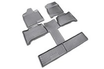Chevrolet Tahoe 2014–2019 (2007-2015) Rubberen automatten (Капітан) voor het interieur (6 stuks, Novline) foto 1
