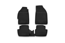 Chevrolet Spark 2009–2015 Rubberen vloermatten voor het interieur (4 stuks, Novline) Variant 1 foto 1
