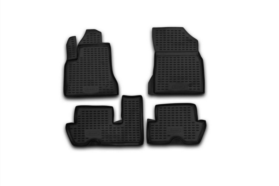 Citroen C-4 Picasso 2006–2013 Rubberen vloermatten voor het interieur (4 stuks, Novline) Variant 2 Image