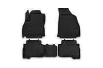 Citroen Nemo 2007–2017 Rubberen vloermattenset voor interieur (4 stuks, Novline) foto 1