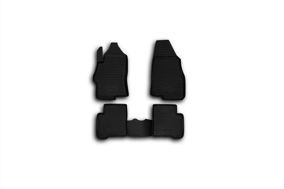 Fiat Linea 2006–2018 (2006↗) Rubberen vloermatten voor het interieur (4 stuks, Novline) Image