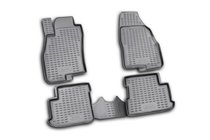 Fiat Punto Grande/EVO 2006–2018 (2006↗) Rubberen vloermattenset voor interieur (4 stuks, Novline) 5D foto 1