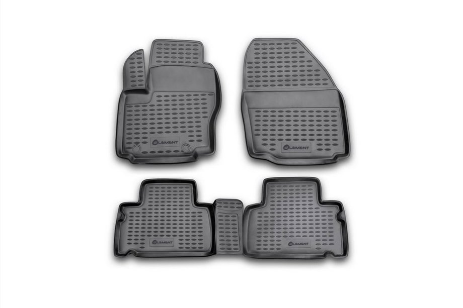 Ford S-Max 2007–2014 Rubberen vloermatten voor het interieur (4 stuks, Novline) FN Image