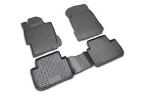 Honda Accord VIII 2008–2012 Rubberen vloermattenset voor interieur (4 stuks, Novline) foto 1
