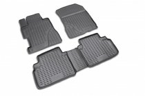 Honda Civic Sedan VIII 2006–2011 Rubberen vloermatten voor het interieur (4 stuks, Novline) 4D foto 1
