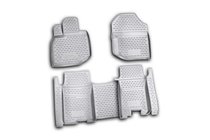Honda FIT/Jazz 2009–2013 Rubberen vloermattenset voor interieur (4 stuks, Novline) foto 1