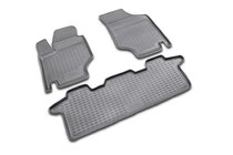 Hyundai Trajet 2000–2007 Rubberen vloermatten interieur (5 stuks, Novline) automaat foto 1