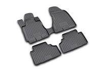 Hyundai Tucson JM 2004– Rubberen vloermattenset voor interieur (4 stuks, Novline) foto 1