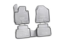 Hyundai IX-35 2010–2015 Rubberen vloermattenset voor interieur (4 stuks, Novline) foto 1