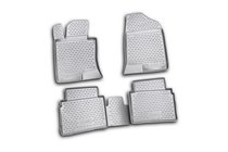 Hyundai Sonata YF 2010–2014 Rubberen vloermattenset voor interieur (4 stuks, Novline) foto 1