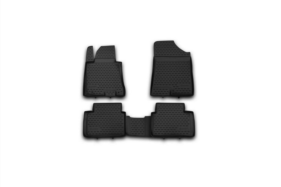 Hyundai I-30 2012–2017 Rubberen vloermattenset voor interieur (4 stuks, Novline) Image