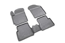 Kia Picanto 2004–2011 Rubberen vloermattenset voor interieur (4 stuks, Novline) foto 1