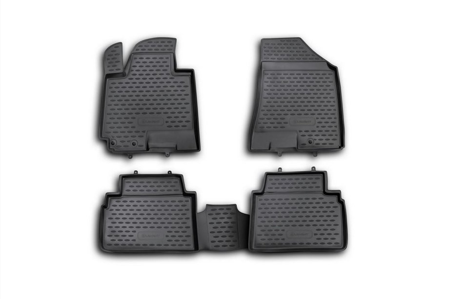 Kia Sportage 2010–2015 Rubberen vloermattenset voor interieur (4 stuks, Novline) Image