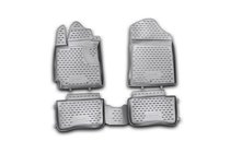 Kia Picanto 2011–2016 Rubberen vloermattenset voor interieur (4 stuks, Novline) foto 1