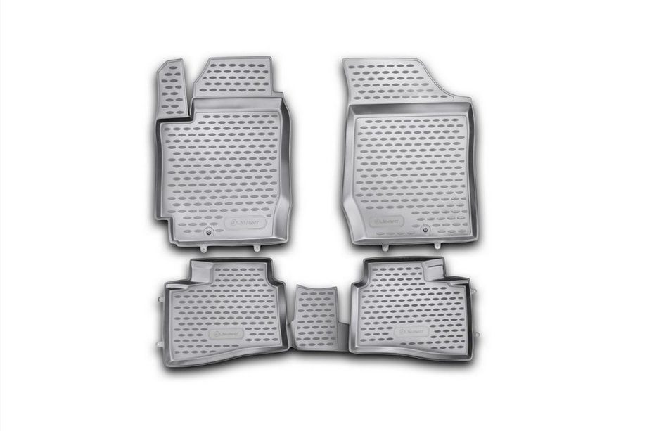 Kia Cerato 2 2010–2013 Rubberen automatten voor interieur (4 stuks, Novline) Koup Image