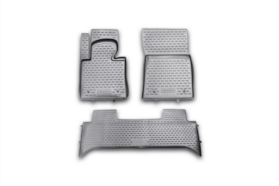 Range Rover III L322 2002–2012 Rubberen vloermatten voor het interieur (3 stuks, Novline) Image