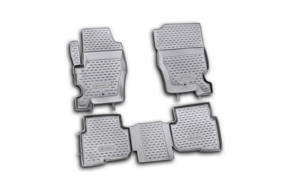 Land Rover Discovery IV 2009–2017 Rubberen vloermattenset voor interieur (4 stuks, Novline) Foto 1