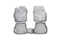Mazda 3 2003–2009 Rubberen vloermattenset voor interieur (4 stuks, Novline) foto 1
