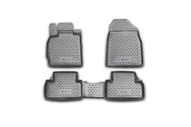 Mazda CX-7 2006–2012 (2010↗) Rubberen vloermatten voor het interieur (4 stuks, Novline) foto 1