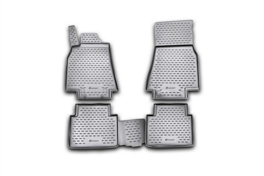 Mercedes B-Klasse W245 2005–2011 Rubberen vloermattenset voor interieur (4 stuks, Novline) Foto 1