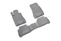 Mercedes E-class W211 2002–2009 Rubberen vloermatten voor interieur (4 st., Novline) achterwielaandrijving foto 1