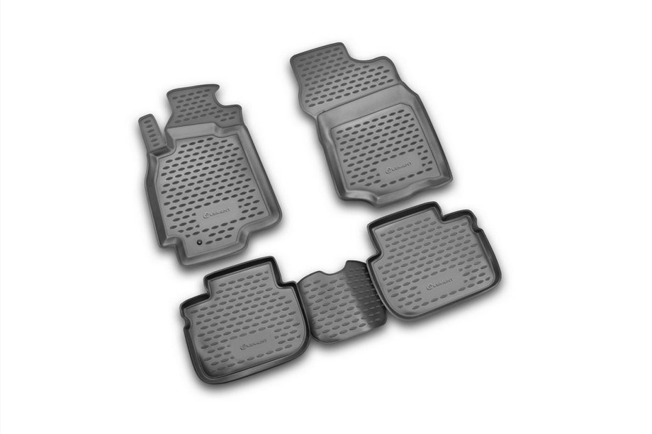Mitsubishi Lancer 9 2004–2008 Rubberen vloermatten voor interieur (4 stuks, Novline) Classic Foto 1