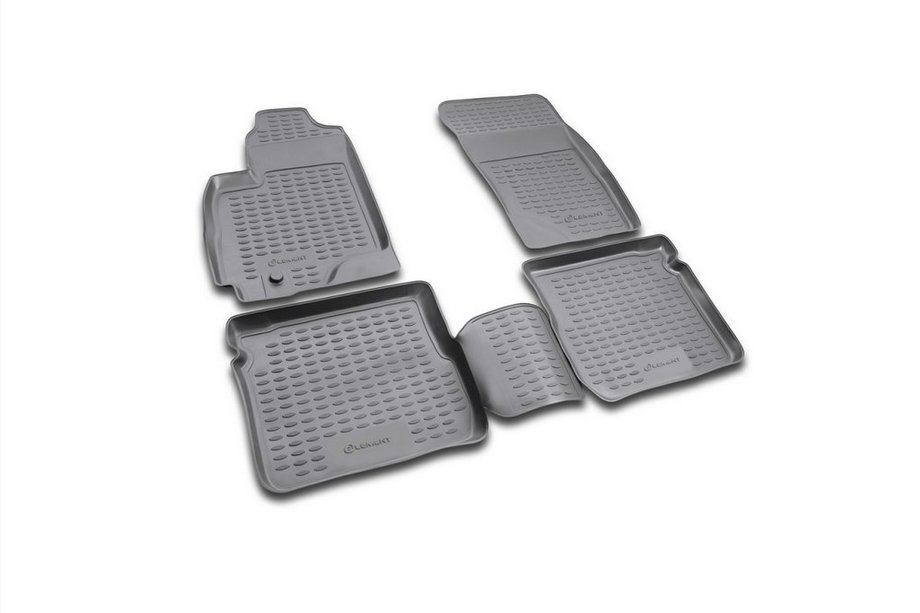 Mitsubishi Outlander 2001–2006 Rubberen vloermattenset voor interieur (4 stuks, Novline) Image