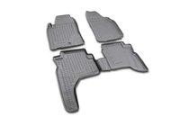 Mitsubishi Pajero Sport 1996–2007 Rubberen vloermattenset voor interieur (4 stuks, Novline) foto 1