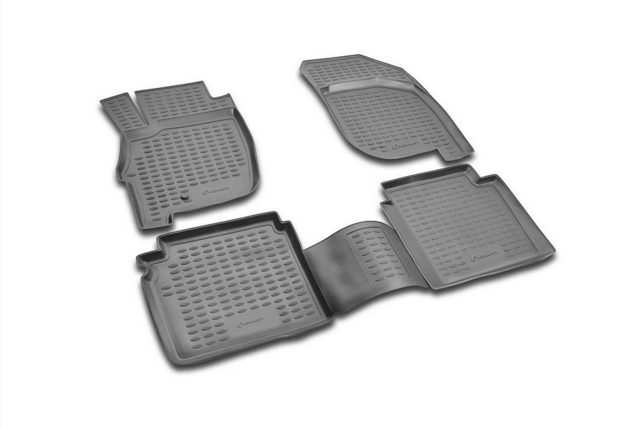 Mitsubishi Galant 2003–2012 Rubberen vloermattenset voor interieur (4 stuks, Novline) Image