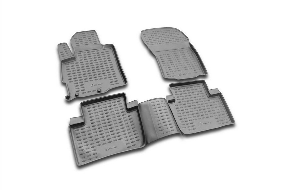 Mitsubishi Outlander 2006–2012 Rubberen automatten voor interieur (4 stuks, Novline) XL Image