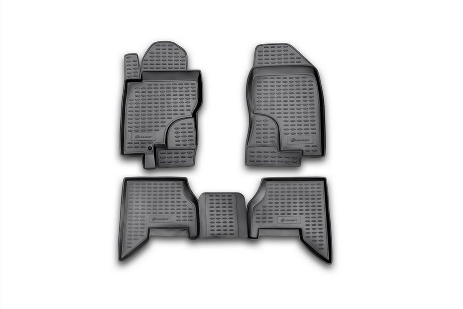 Nissan Pathfinder R51 2005–2014 (2005-2010) Rubberen vloermatten voor het interieur (4 stuks, Novline) Image