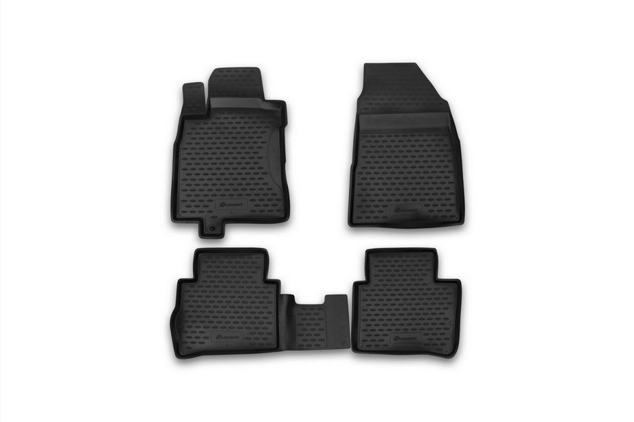 Nissan Tiida 2011–2014 Rubberen vloermatten voor het interieur (4 stuks, Novline) Variant 1 Image