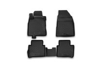 Nissan Tiida 2011–2014 Rubberen vloermatten voor het interieur (4 stuks, Novline) Variant 1 foto 1