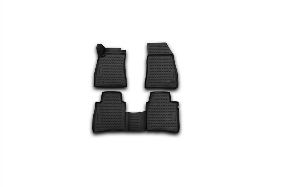 Nissan Sentra 2012–2019 3D rubberen automatten voor interieur (4 stuks, Novline) Image