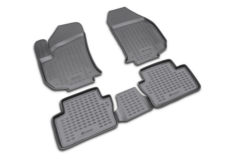 Opel Zafira B 2005–2011 Rubberen vloermattenset voor interieur (4 stuks, Novline) Image