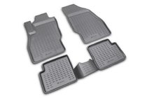 Opel Corsa D 2007–2014 Rubberen vloermattenset voor interieur (4 stuks, Novline) foto 1