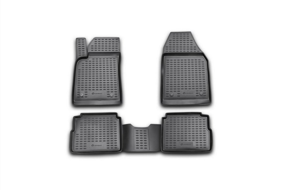 Opel Vectra C 2002–2008 Rubberen vloermattenset voor interieur (4 stuks, Novline) SW Foto 1