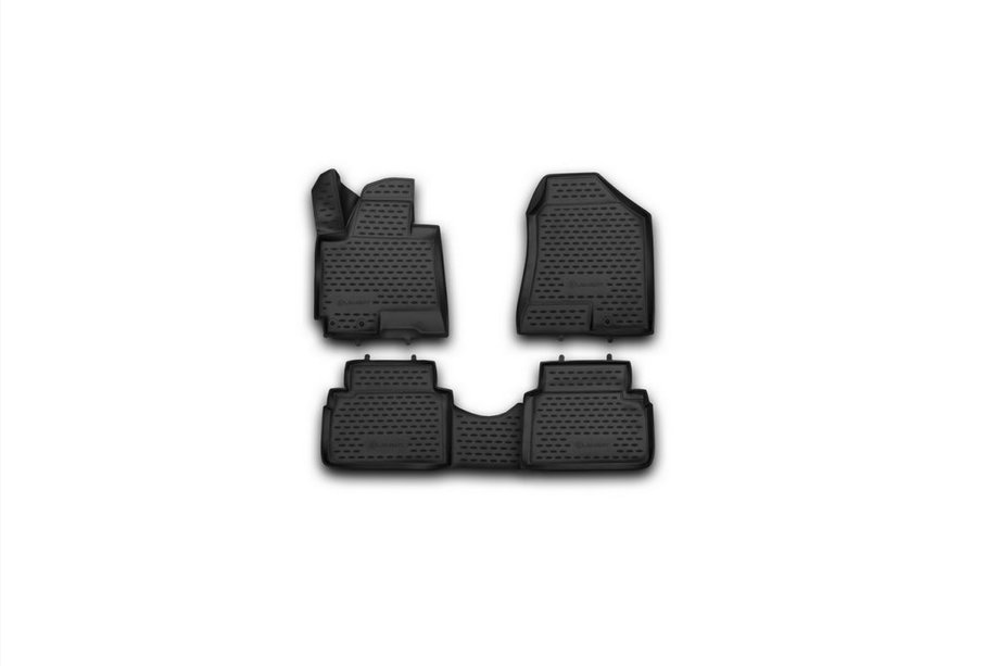Hyundai IX-35 2010–2015 3D rubberen automatten voor interieur (4 stuks, Novline) Image