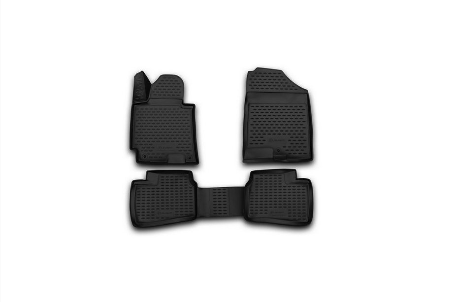 Hyundai Elantra (MD/UD) 2011–2015 3D rubberen automatten voor interieur (4 stuks, Novline) Image