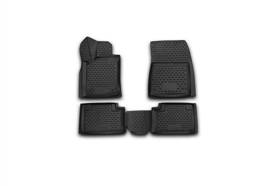 Jeep Grand Cherokee WK2 2010–2021 (2014↗) 3D rubber automatten voor het interieur (4 stuks, Novline) Image