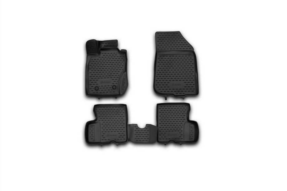 Renault Duster 2008–2017 (2011-2015) 3D rubber automatten voor interieur (4-delig, Novline) 4WD Foto 1