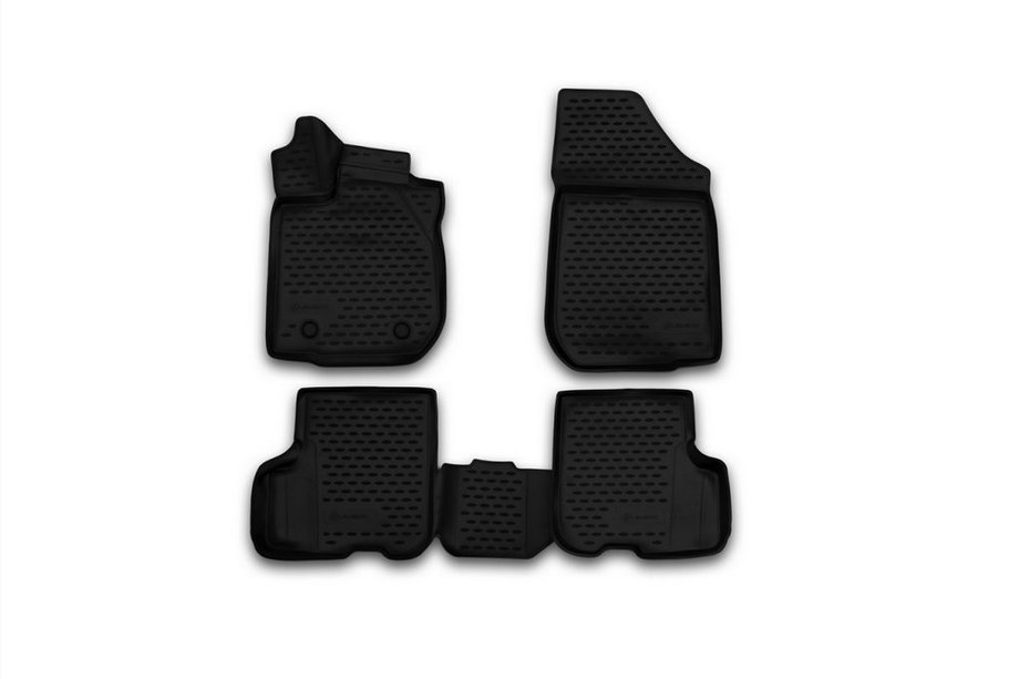 Renault Logan MCV 2013–2022 3D rubberen automatten voor interieur (4 stuks, Novline) Image