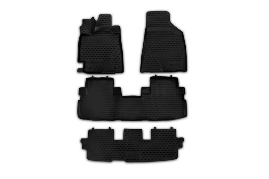Toyota Highlander 2008–2013 3D rubberen automatten voor interieur (4 stuks, Novline) Image