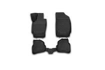 Volkswagen Polo 2010–2017 Rubberen 3D automatten voor interieur (set 4 st., Novline) HB foto 1