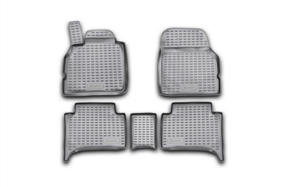 Renault Scenic/Grand 2003–2009 Rubberen vloermatten voor interieur (5 stuks, Novline) Image
