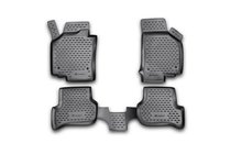 Seat Leon 2005–2012 Rubberen vloermattenset voor interieur (4 stuks, Novline) foto 1