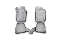 Seat Ibiza 2010–2017 Rubberen vloermattenset voor interieur (4 stuks, Novline) SW foto 1
